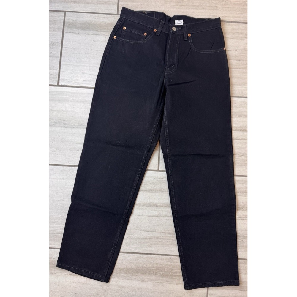 Levis 550 Relaxed Fit Straight Leg Vintage Denim Black Jeans Mens 32x30 Y2K - Picture 1 of 5